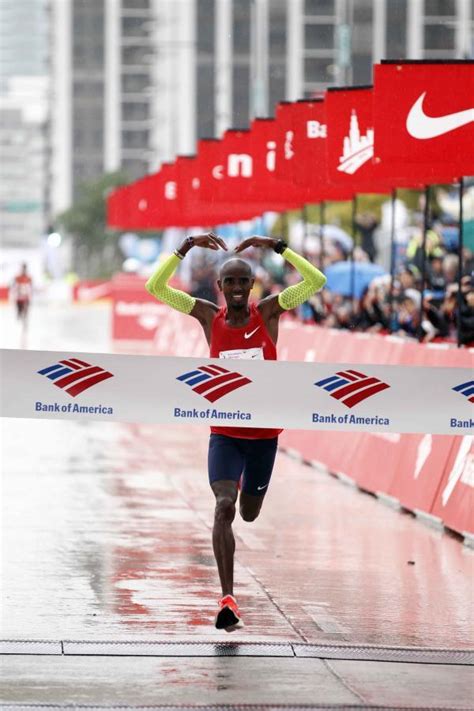 Mo Farah Wins 2018 Bank of America Chicago Marathon.